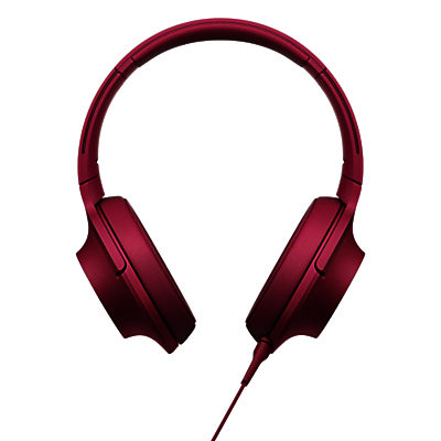 Sony MDR-100AAP h.ear Over-Ear Headphones with In-Line Mic/Remote Bordeaux Pink Sony MDR-100AAP h.ear Over-Ear Headphones with In-Line Mic/Remote Bordeaux Pink
